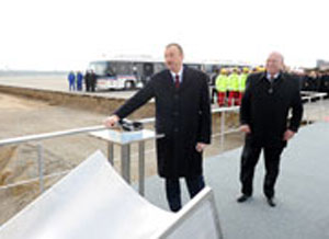 В Международном аэропорту Гейдара Алиева заложен фундамент нового аэровокзального комплекса