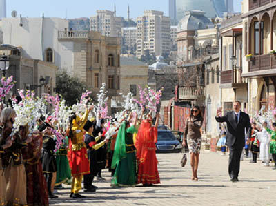 Президент Азербайджана принял участие в праздновании Новруз байрам