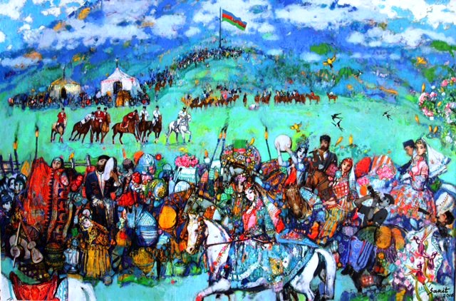 Картина о Карабахе висит в Виндзорском замке королевы Великобритании