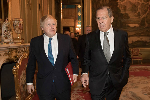 Глава МИД Британии Борис Джонсон наконец-то прибыл в Москву