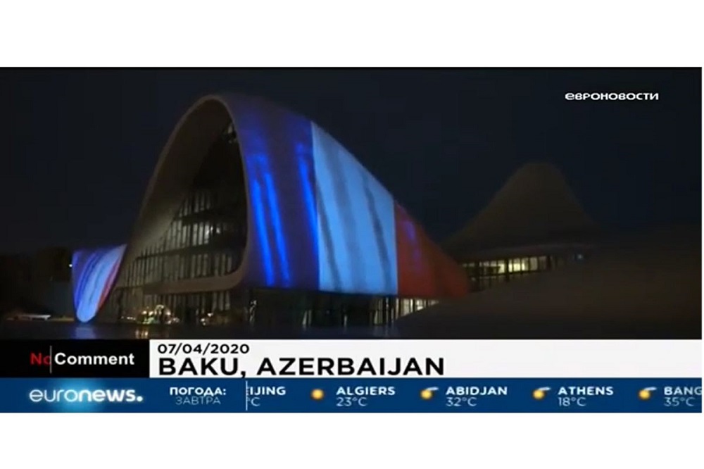 Euronews показал материал о солидарности Центра Гейдара Алиева со странами, где распространился COVID-19