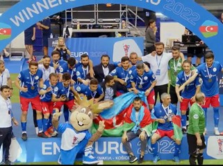 Сборная Азербайджана по мини-футболу стала чемпионом Европы