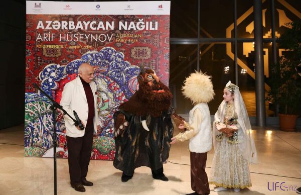 В Баку состоялось открытие персональной выставки народного художника Азербайджана под названием "Азербайджанская сказка"