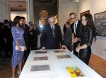 В Париже Первая леди Азербайджана Мехрибан Алиева приняла участие в церемонии открытия выставки «Полет в Баку»