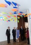 В Париже Первая леди Азербайджана Мехрибан Алиева приняла участие в церемонии открытия выставки «Полет в Баку»
